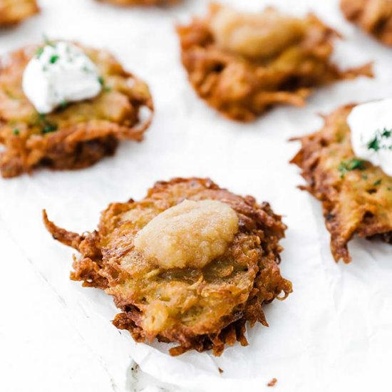 Delicious Homemade Potato Latkes