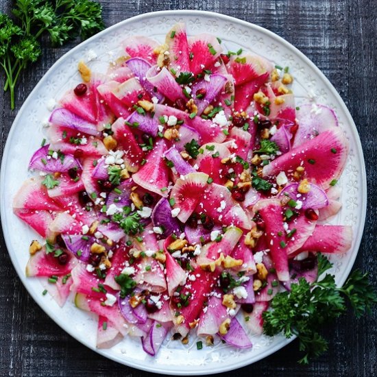 winter radish salad