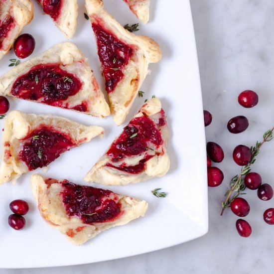 Mini Brie & Cranberry-Jalapeno Tart