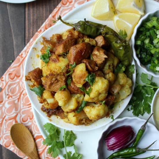 Cauliflower & Chicken Curry