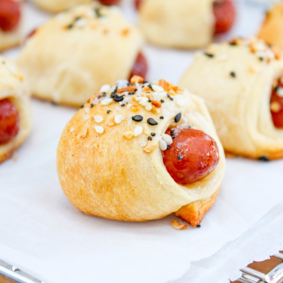 Mini Everything Bagel Dogs