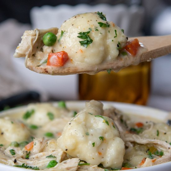 Homemade Chicken and Dumplings