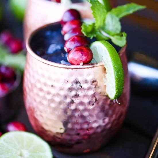 Cranberry Moscow Mule