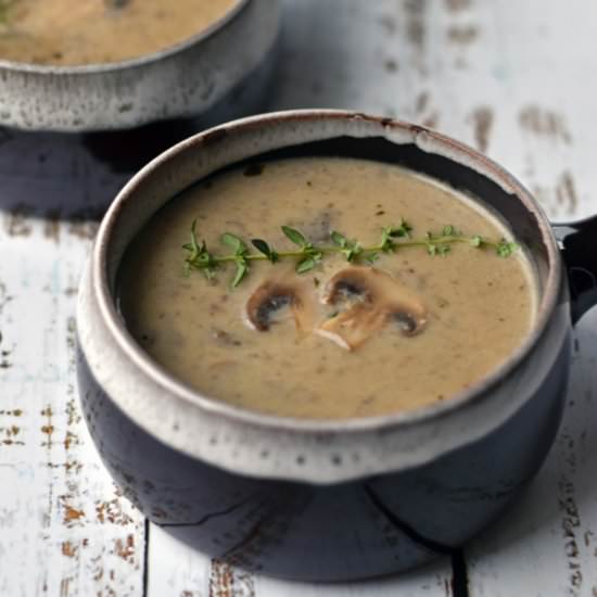 Instant Pot Cream of Mushroom Soup