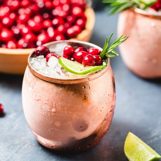 Cranberry Moscow Mule