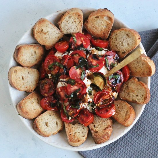 Goat Cheese Caprese Dip