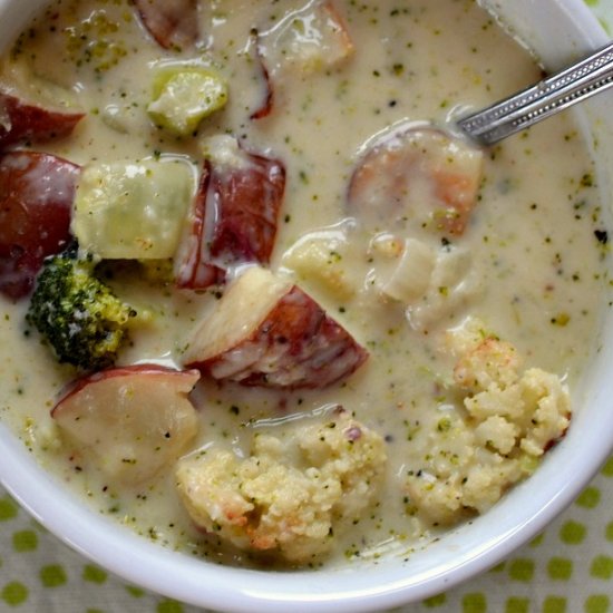 Broccoli Cauliflower Soup