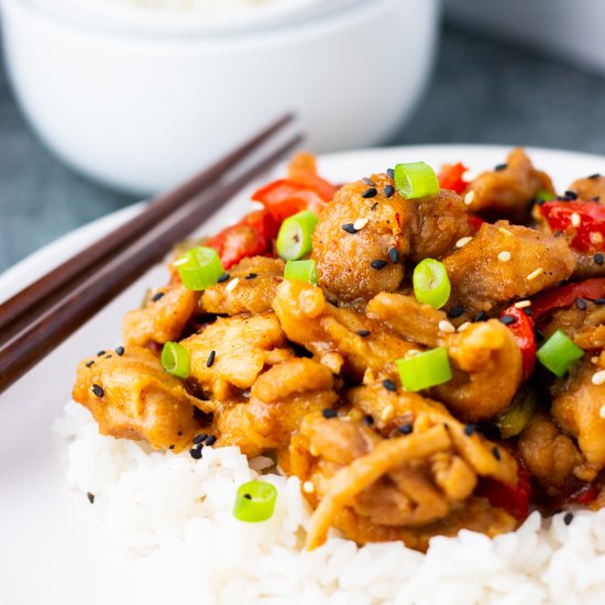 Low Carb Mongolian Chicken