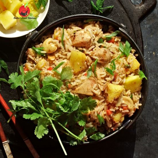 Pineapple Chicken Fried Rice