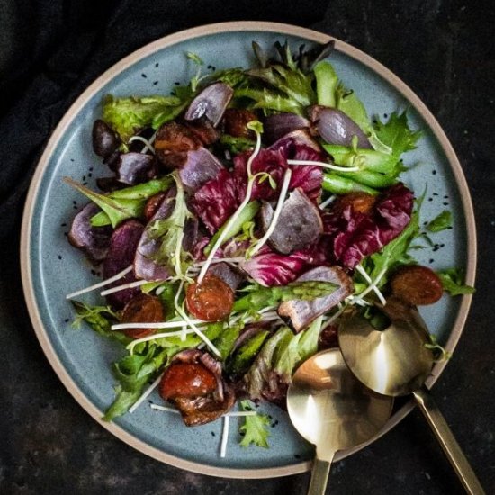 Asparagus and Balsamic Tomato Salad