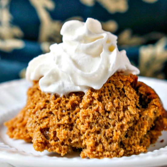 Slow Cooker Low Carb Pumpkin Cake