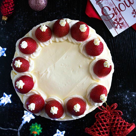 No bake christmas cheesecake