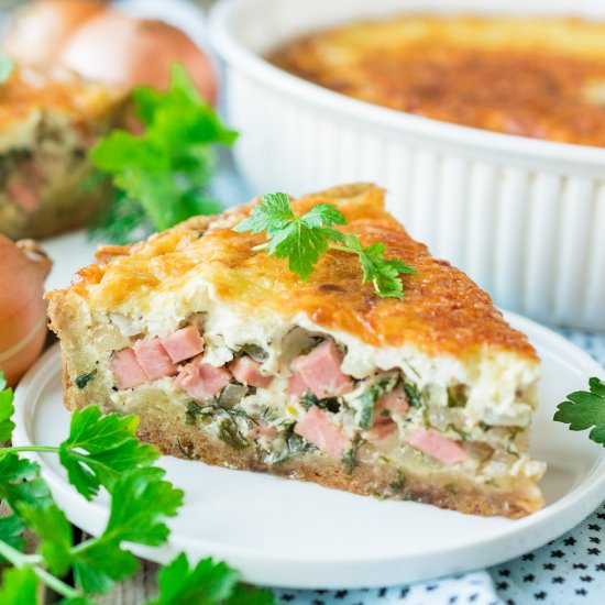 Sausage and Onion Pie