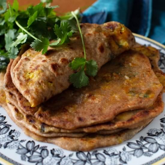 vegetable stuffed paratha