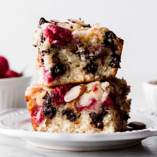 Chocolate Raspberry Coffee Cake