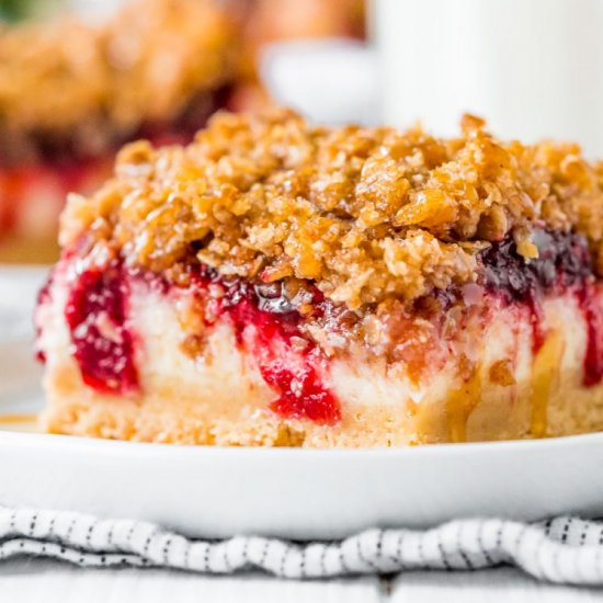 Cranberry Cheesecake Bars