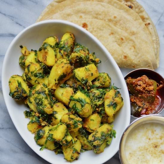 METHI BATAKA – FENUGREEK POTATOES