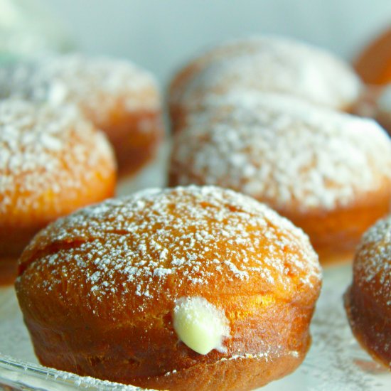 Pumpkin Maple Cream Donuts