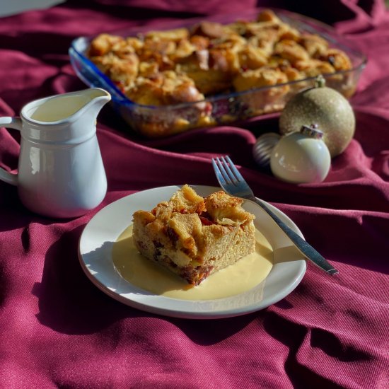 Eggnog Bread Pudding