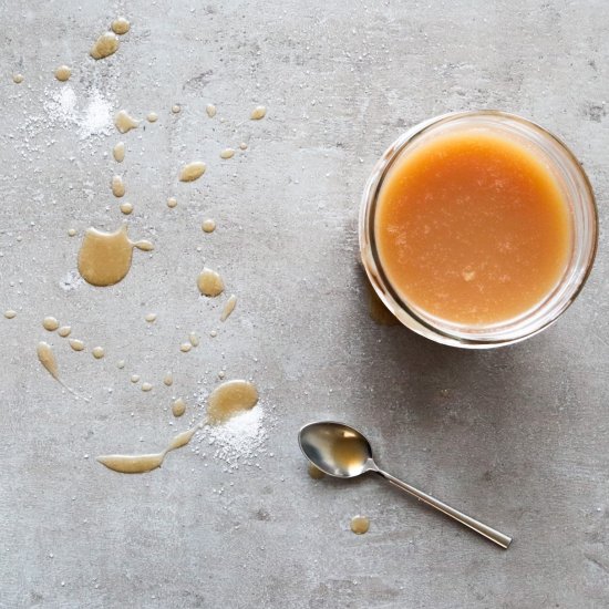 Salted caramel sauce