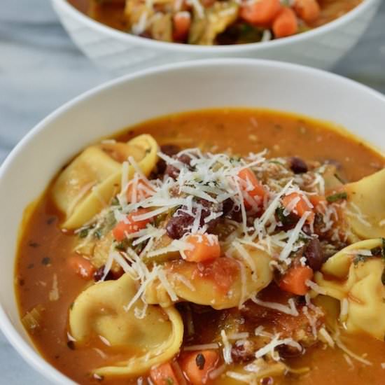 LOADED VEGGIE TORTELLINI SOUP – IP