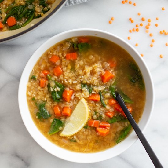 Spiced Red Lentil Soup