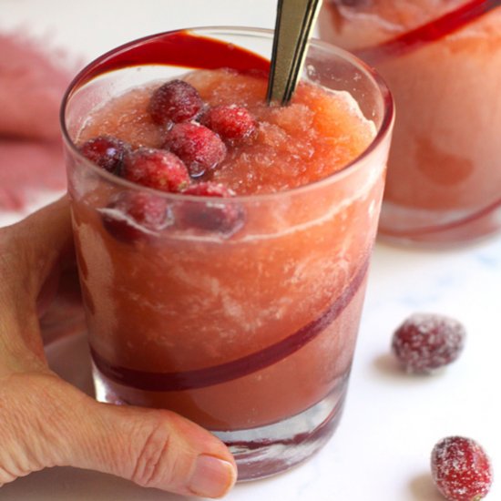 Cranberry Vodka Slush