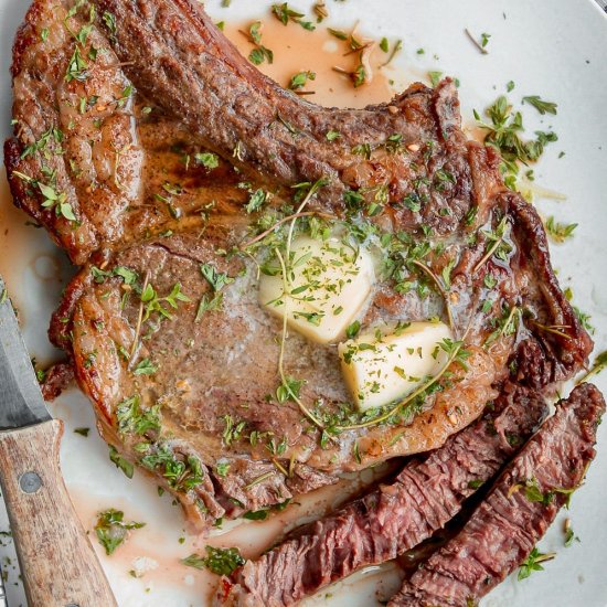 Air Fryer Bone-in Ribeye Steak