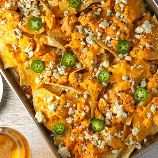 Buffalo Chicken Nachos