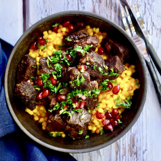 Lamb Stew With Israeli Couscous