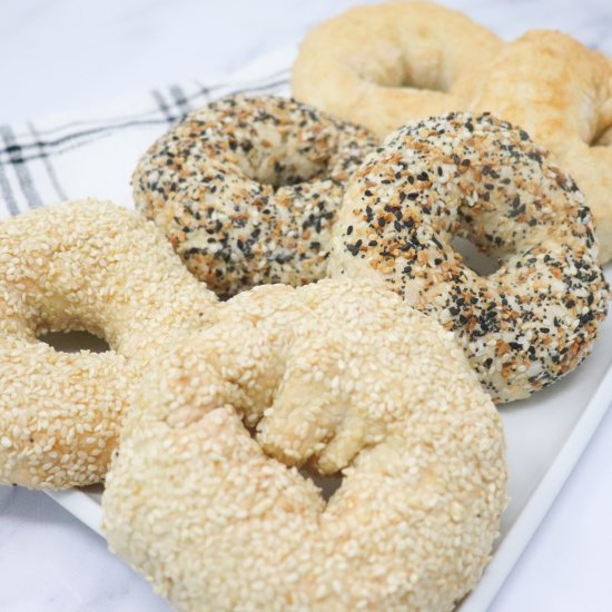 Easy Air Fryer Bagels