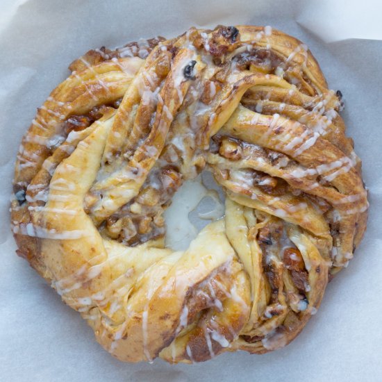 Peach and Ginger Couronne