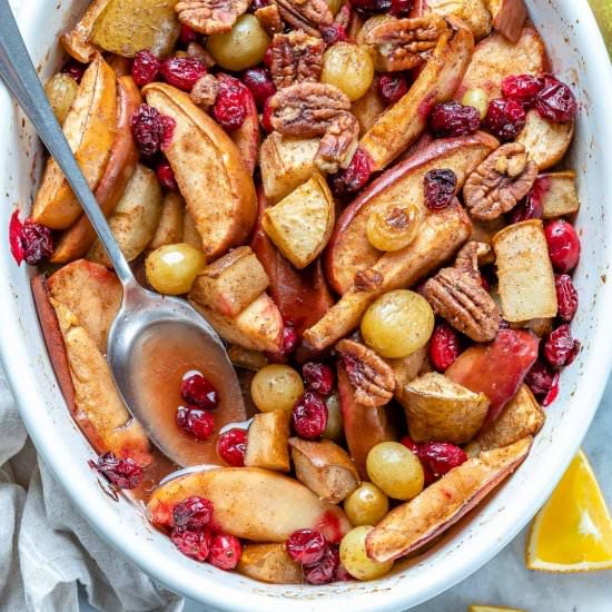 SPICED HOT FRUIT BAKE DESSERT