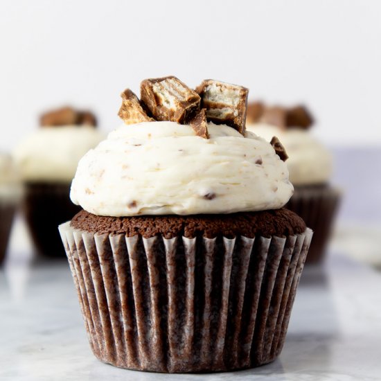 Kit Kat Cupcakes