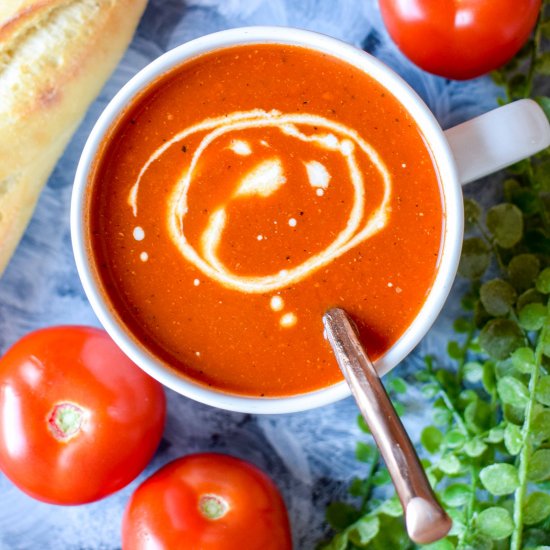 Healthy Creamy Tomato Soup