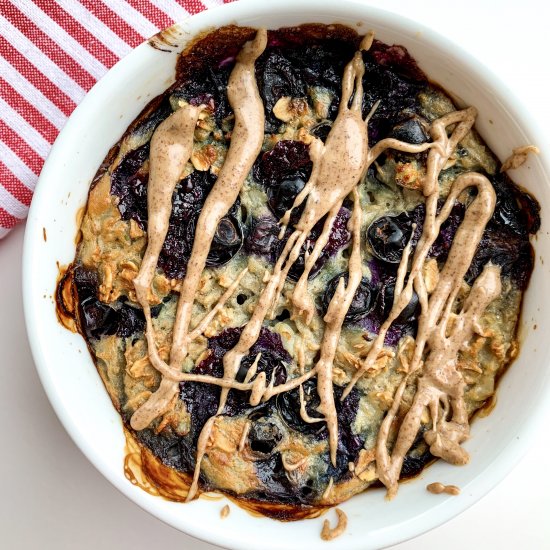 Blueberry Muffin Baked Oatmeal