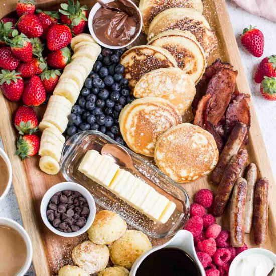 Pancake Charcuterie Board