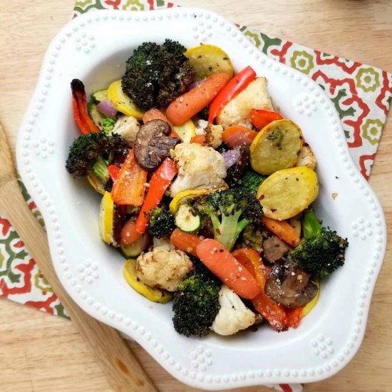 Easy Air Fryer Roasted Vegetables