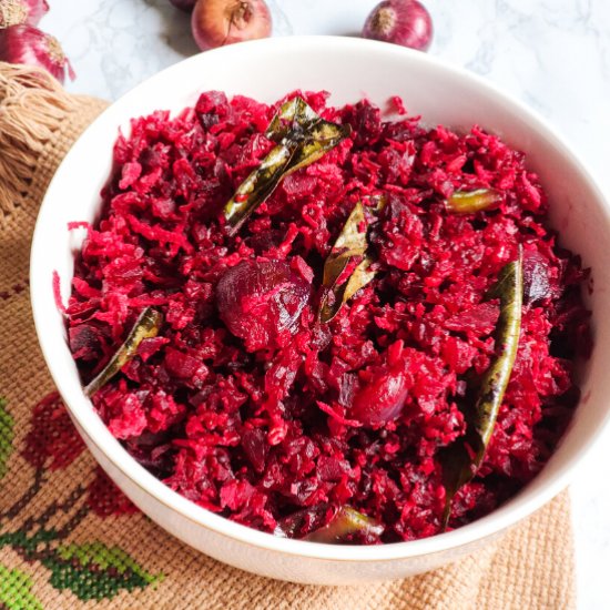 Beetroot Poriyal