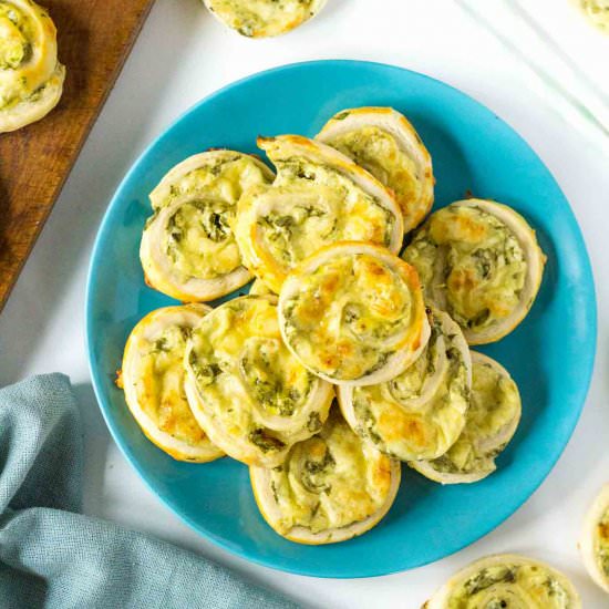 Spinach and Cheese Pinwheels