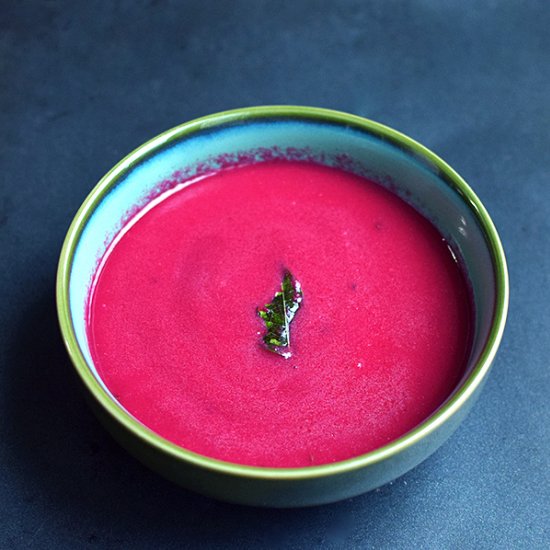 Roasted Beet Soup with Cumin