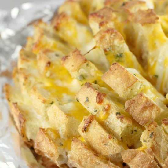 Cheesy Stuffed Garlic Bread