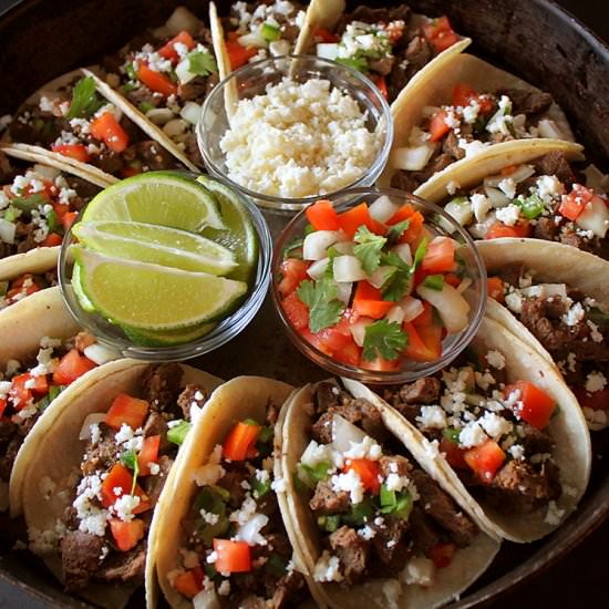 Instant Pot Street-Style Beef Tacos