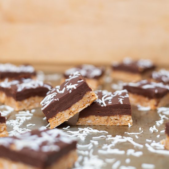 Chocolate Peanut Butter Coconut Bar