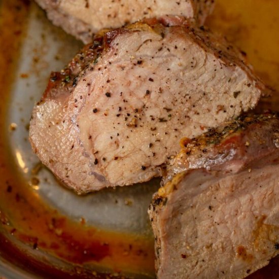 Herb Butter Boneless Pork Loin Roast