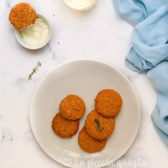 Carrot falafel