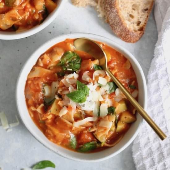 Vegan Lasagna Soup