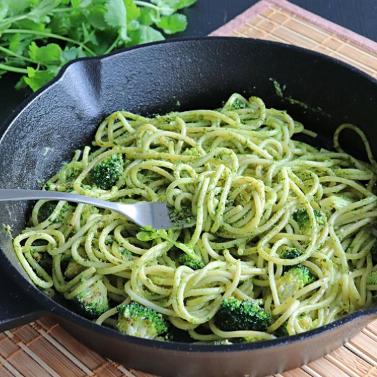 Cilantro Pesto Pasta