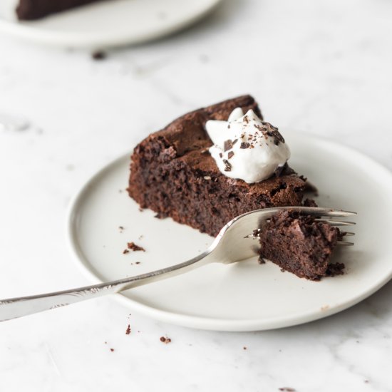 chocolate espresso souffle cake