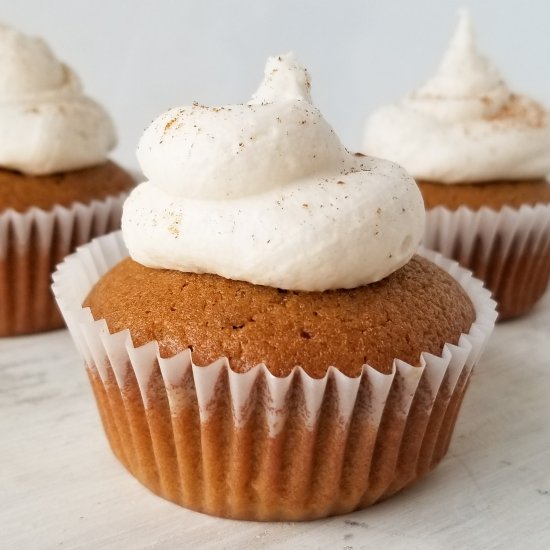 Gingerbread cupcakes